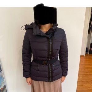 Moncler navy coat